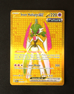 Pokemon Card TCG - Iron Valiant EX 261/182 - Paradox Rift - Hyper Rare - NM ⭐ - Image 1