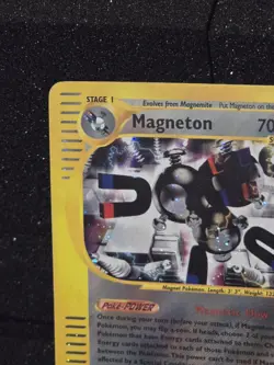 Magneton Holo Rare H16/H32 Aquapolis WoTC Pokemon Card 2002 E-Reader - Image 3