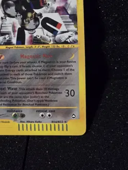 Magneton Holo Rare H16/H32 Aquapolis WoTC Pokemon Card 2002 E-Reader - Image 5