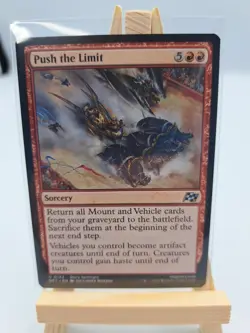 Magic The Gathering Aetherdraft Trading Card MTG Push The Limit #143 - Image 1