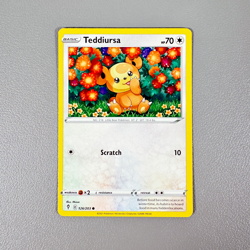 Pokemon TCG Card - Teddiursa 126/203 Common | 2021 Evolving Skies | NM/Mint - Image 2