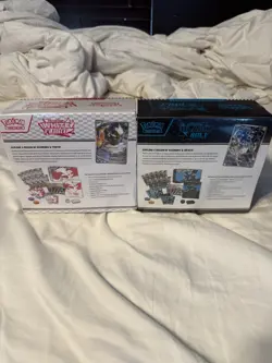 Pokemon Scarlet And Violet Black Bolt And White Flare Elite Trainer Boxes Sealed - Image 2