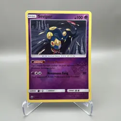 Seviper 50/147 Reverse Holo Uncommon - Burning Shadows 2017 Sun & Moon Pokemon - Image 1