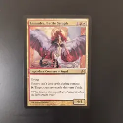 Basandra, Battle Seraph LP Commander 2011 CMD #184 English Regular MTG - Image 1