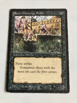 $tone-Throwing Devils Arabian Nights MTG - Image 1