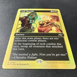 Full Throttle (First-Place Foil) 460 (R) MTG Aetherdrift (DFT) - Image 2