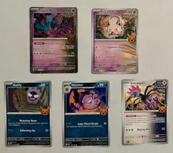 Pokemon Temporal Forces (TEF) 2024 Trick-or-trade 5 Card Lot NM 🔥🔥 - Image 1
