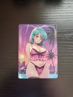 Goddess Story Card - Under the Nightgown - Dragonball - Bulma - NR-24 - Image 1