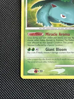 VENUSAUR 20/132 - Secret Wonders - NON HOLO RARE - 2007 Pokemon Card - MP - Image 3