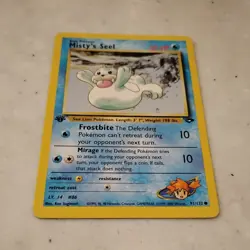 Pokemon Card TCG Misty’s Seel 91/132 Gym Challenge 1st Edition Lightly Played - Image 2