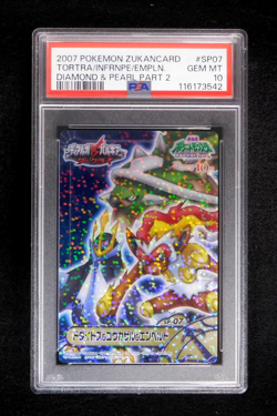 PSA 10 Pokemon Card Torterra & Infernape & Empoleon SP-07 Holo Japanese DP Zukan - Image 1