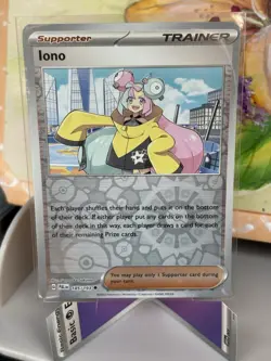 Iono Paldea Evolved - 185/193 Uncommon Reverse Holo Pokemon Trainer Card TCG - Image 1