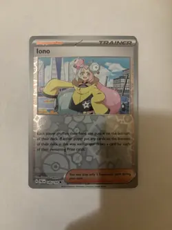 Iono Paldea Evolved - 185/193 Uncommon Reverse Holo Pokemon Trainer Card TCG - Image 2