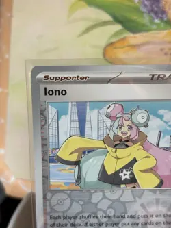 Iono Paldea Evolved - 185/193 Uncommon Reverse Holo Pokemon Trainer Card TCG - Image 4