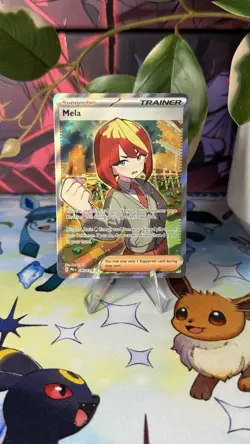 Mela 140/131 Full Art SV Prismatic Evolutions Pokemon TCG Card English NM - Image 1