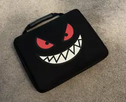 Large 2200+ Cards Game Travel Case Gengar Pokemon Card Holder Carrying Bag - Image 1