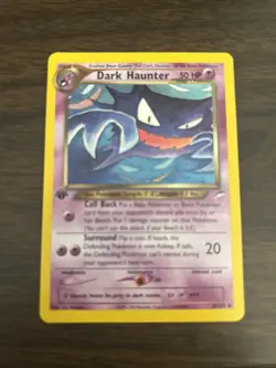 Pokemon Dark Haunter TCG Card Neo Destiny 36/105 1st Edition - Image 1