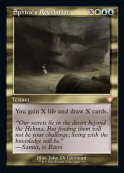 MTG Sphinx's Revelation (Retro) [The Brothers' War Commander] Near Mint Magic - Image 1