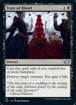 MTG Feast of Blood [Jumpstart 2022] Near Mint Magic - Image 1