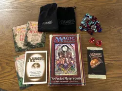 Magic the Gathering Pocket Player’s Guide 4th Ed 1995 MTG + EXTRAS! - Image 1