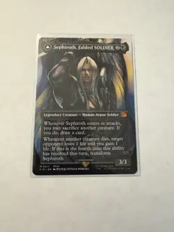 Sephiroth, Fabled SOLDIER / Sephiroth, One-Winged Angel (reg) x1 - MTG FIN #317 - Image 1