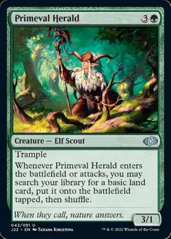 MTG Primeval Herald [Jumpstart 2022] Near Mint Magic - Image 1