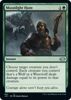 MTG Moonlight Hunt [Jumpstart 2022] Near Mint Magic - Image 1