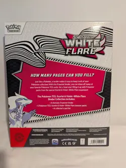 Pokemon White Flare Binder Collection Brand New Sealed In Hand - Image 2