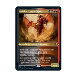 WOTC MtG Commander Legends Rakdos, Lord of Riots (Foil Etched) (MR) NM - Image 1