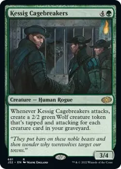 MTG Kessig Cagebreakers [Jumpstart 2022] Near Mint Magic - Image 1