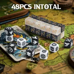 48 Pieces Abilities Keywords Counter Dice MTG 1/+1 Counters Bulk... - Image 2