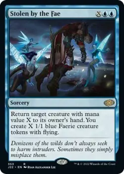 MTG Stolen by the Fae [Jumpstart 2022] Near Mint Magic - Image 1