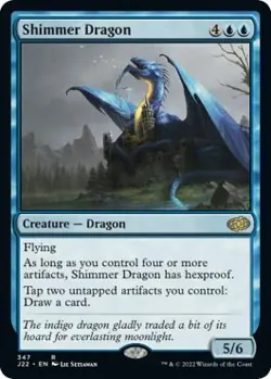 MTG Shimmer Dragon [Jumpstart 2022] Near Mint Magic - Image 1