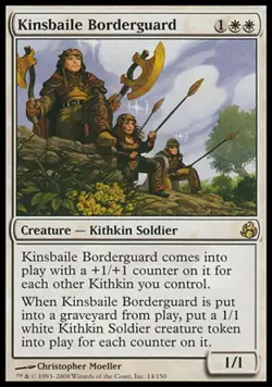Kinsbaile Borderguard - Light Play MTG Morningtide - Image 1