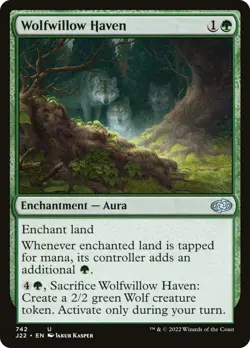 MTG Wolfwillow Haven [Jumpstart 2022] Near Mint Magic - Image 1