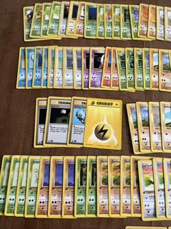 Pokemon Bulk Wotc 107 Card Vintage Lot 1st Edition Rare Shadowless - A - Image 2