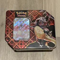 Pokemon TCG Scarlet & Violet Paldean Fates Tin Shiny Charizard ex New Sealed - Image 1