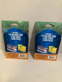 Pokemon 3 Mini Packs 1Ultra Rare 4 Foil Cards 2 Packs! - Image 2