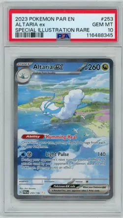 2023 Pokemon Paradox Rift Altaria EX #253 Special Illustration Rare PSA 10 B - Image 1