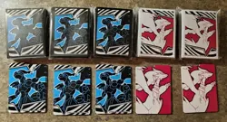 LOT - Pokemon Scarlet & Violet: [White Flare & Black Bolt] ETB Deck Sleeves - Image 1