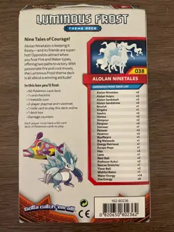 pokemon TCG sun and moon burning shadows luminous frost themed deck sealed - Image 2