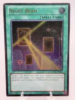 Night Beam GAOV-EN055 Ultimate Rare Unlimited Edition Yugioh HOLO - Image 1