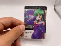 Bulma No.80 Dragon Ball Plastic Gummy Card Japanese Bandai 2004 - Image 1