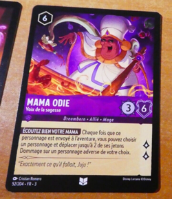 LORCANA TRADING CARD GAME TCG DISNEY CHAPITRE 3 MAMA ODIE 52/204 FR NM - Image 1