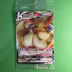Pokemon TCG Eevee VMAX ETB Black Star Promo SWSH087 Holo Card Sealed - Image 1