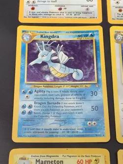 Vintage Rare Holo Pokemon Card Lot WOTC Neo Genesis, 1999 Base Set, Jungle MP/HP - Image 5