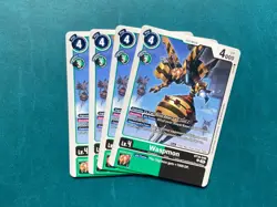 Waspmon BT18-046 Playset Special Booster 2.0 2.5 Digimon Card Game x4 - Image 1