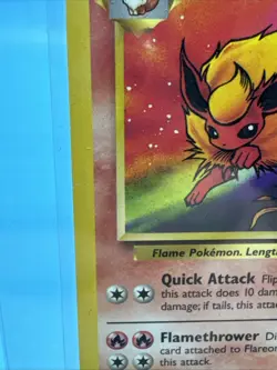 Flareon 19/64 1st Edition Played Jungle Set 1999 Pokemon Card Non-Holo Rare - Image 3