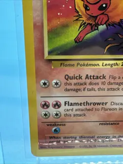 Flareon 19/64 1st Edition Played Jungle Set 1999 Pokemon Card Non-Holo Rare - Image 4
