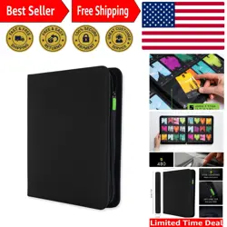12 Pocket Trading Card Zip Binder, 480 cards, Exo-Tec Album Material, 20 Sid... - Image 1